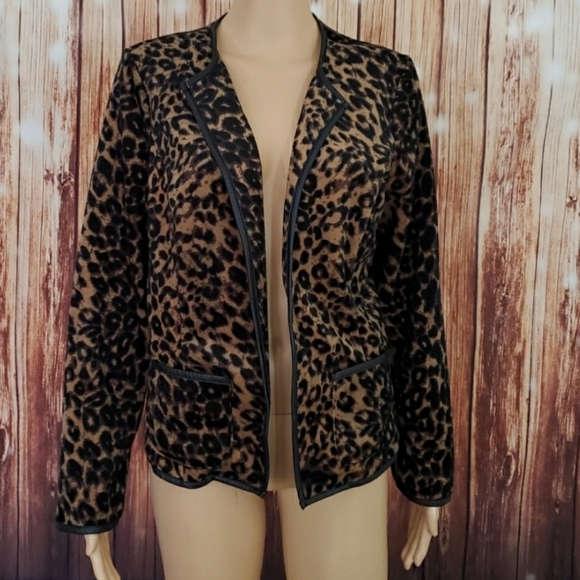 Chico's Sweaters - Chico's Leopard Print Cardigan 1 Leopard Print